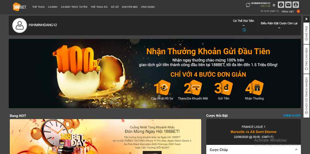 188Bet - Sân chơi quốc tế xứng tầm danh hiệu