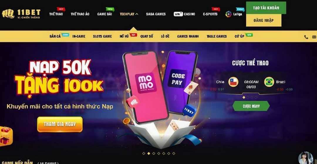 Nhà cái 11Bet đem đến nhiều ưu đãi khủng quanh năm