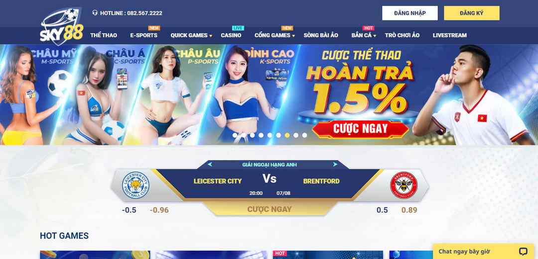 Hệ thống với số lượng các dòng game cá cược giải trí hấp dẫn